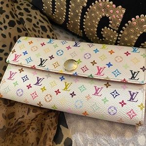 Luis Vuitton White & Multicolored monogram 2009